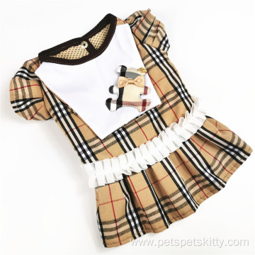 2020 Fashion striped dog dress skirt for pets